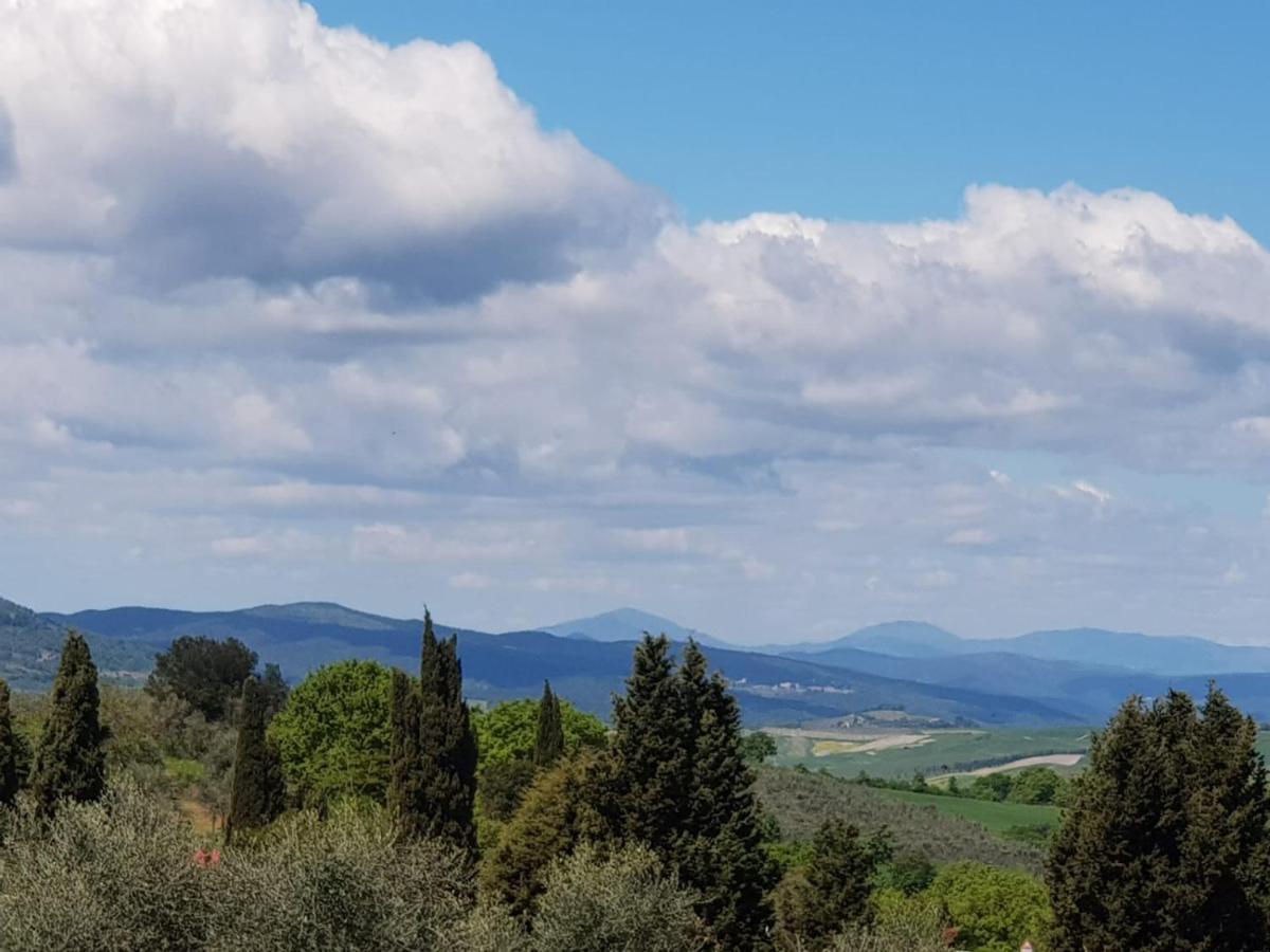 Apartamento Casa Per L'Osticcio Vista Sulla Val D'Orcia Montalcino Exterior foto