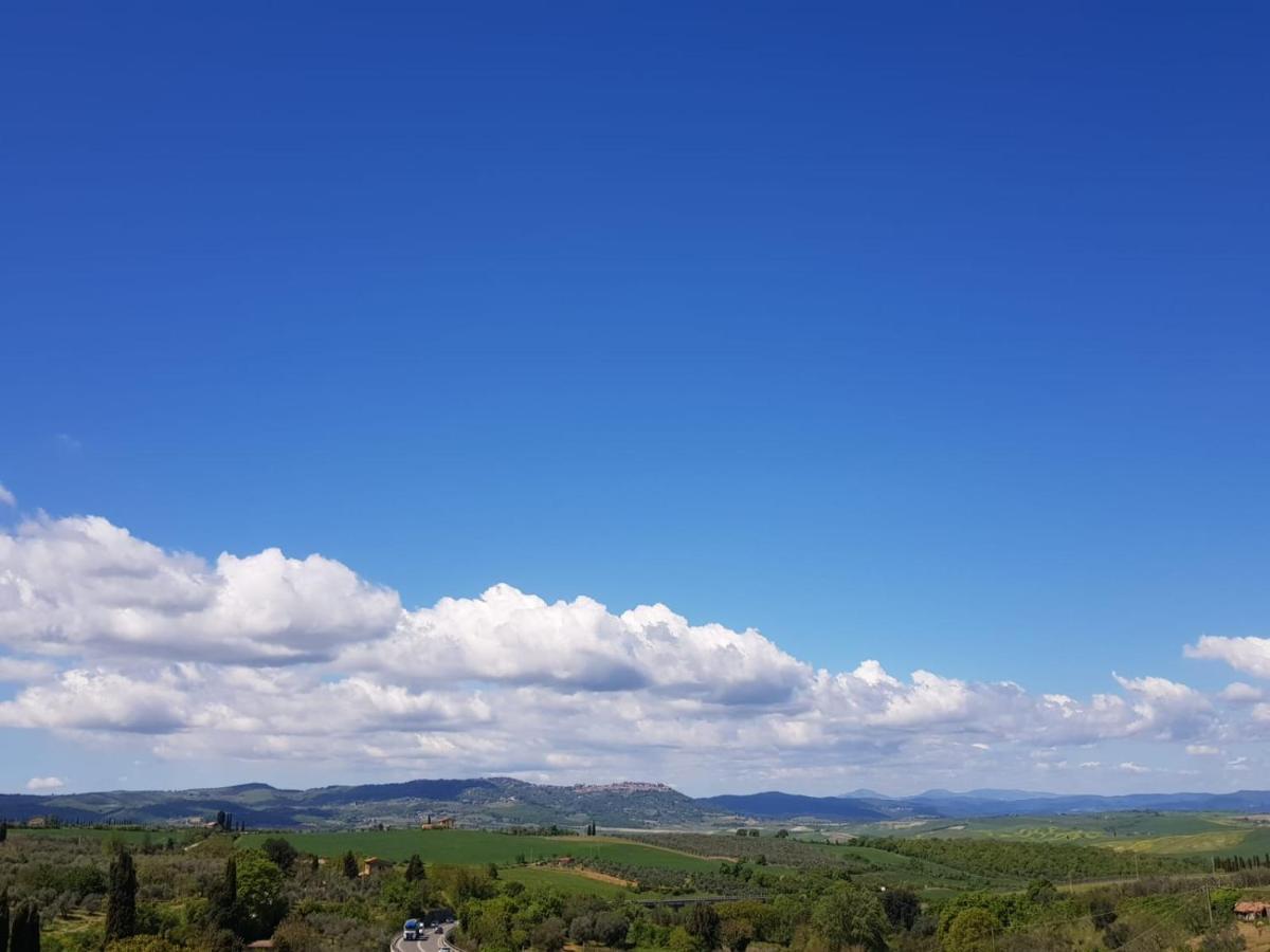 Apartamento Casa Per L'Osticcio Vista Sulla Val D'Orcia Montalcino Exterior foto