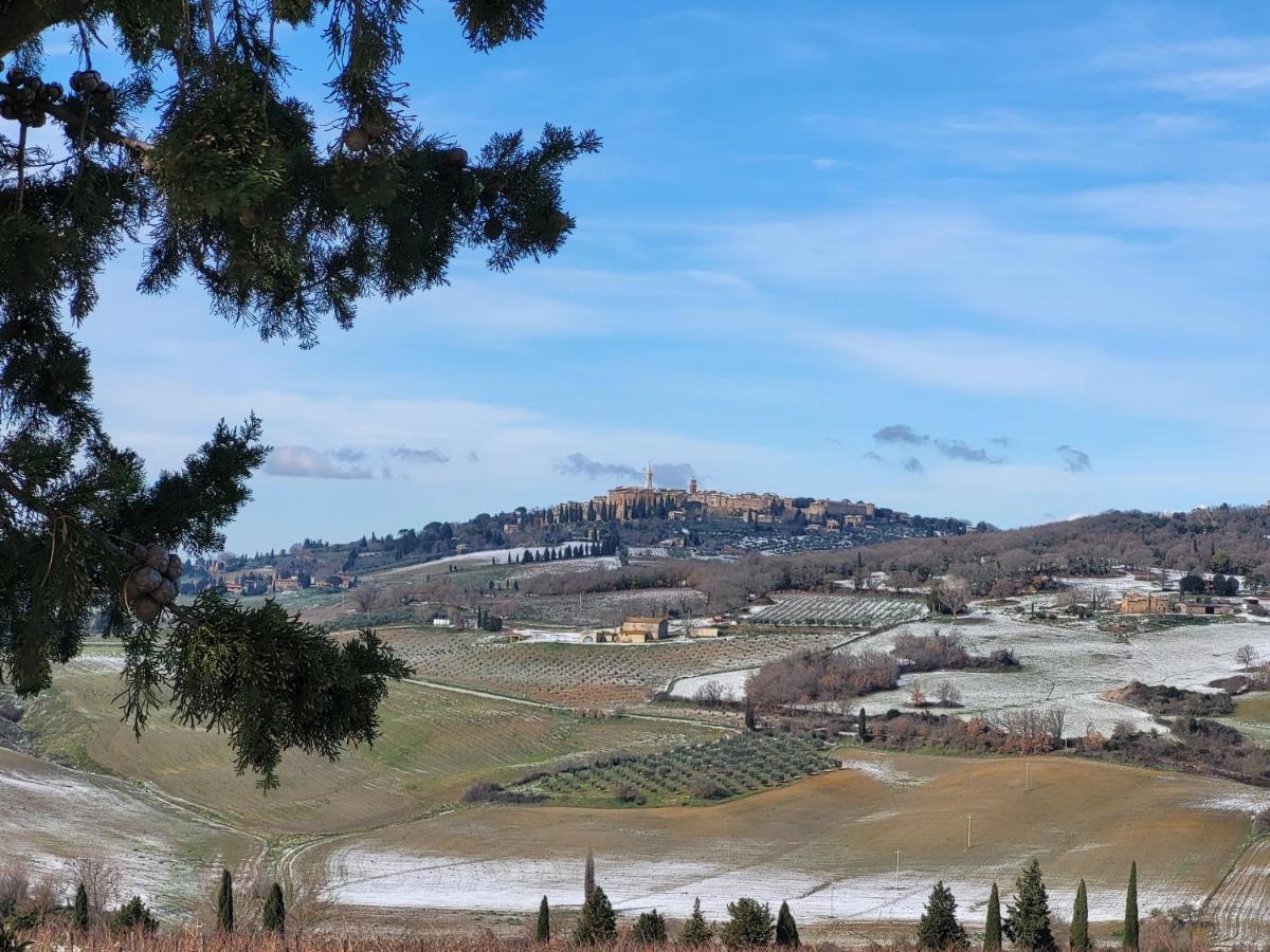 Apartamento Casa Per L'Osticcio Vista Sulla Val D'Orcia Montalcino Exterior foto