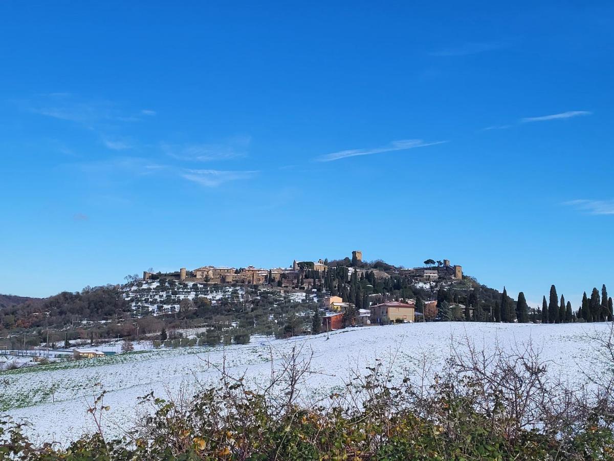 Apartamento Casa Per L'Osticcio Vista Sulla Val D'Orcia Montalcino Exterior foto