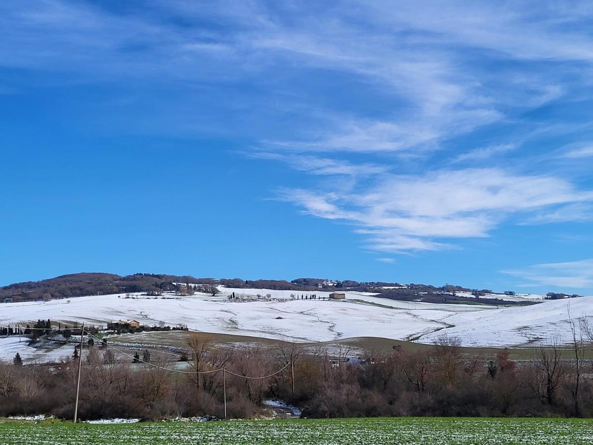 Apartamento Casa Per L'Osticcio Vista Sulla Val D'Orcia Montalcino Exterior foto