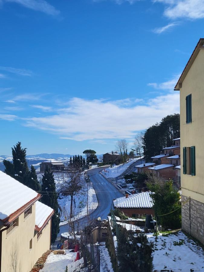 Apartamento Casa Per L'Osticcio Vista Sulla Val D'Orcia Montalcino Exterior foto