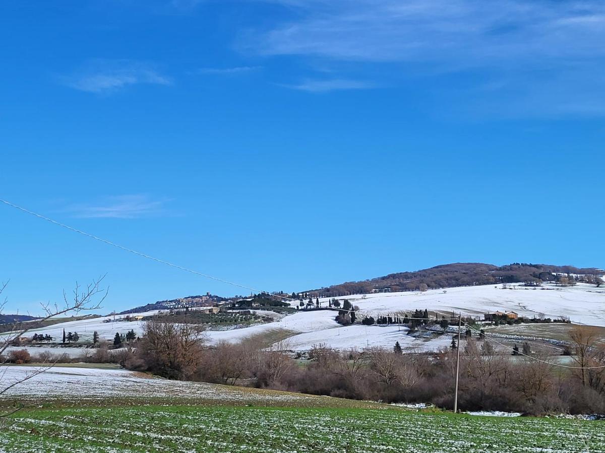 Apartamento Casa Per L'Osticcio Vista Sulla Val D'Orcia Montalcino Exterior foto