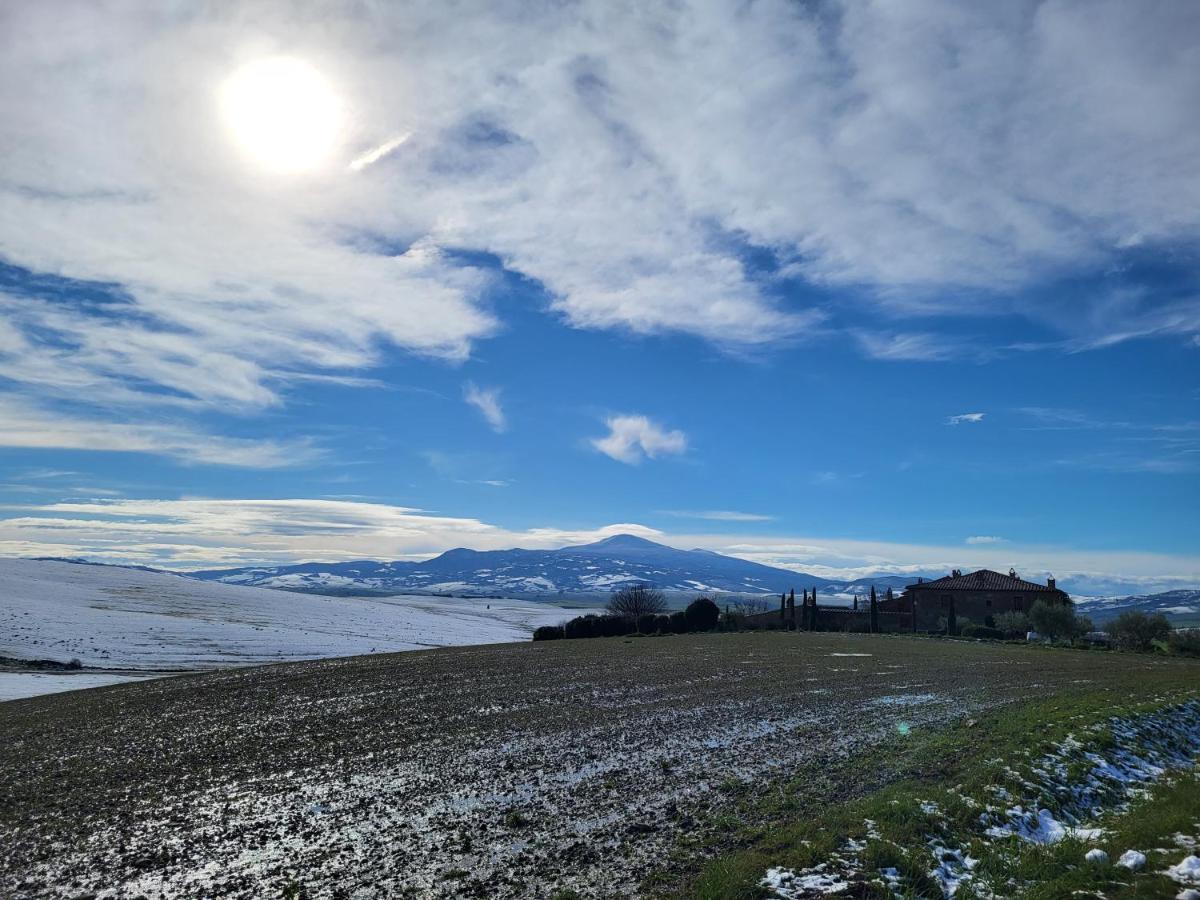 Apartamento Casa Per L'Osticcio Vista Sulla Val D'Orcia Montalcino Exterior foto